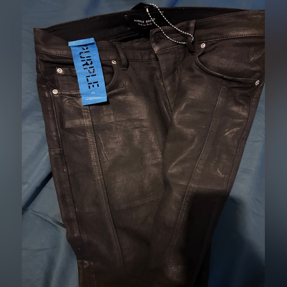 purple jeans size 32 waist can negotiate - Picture 5 of 8